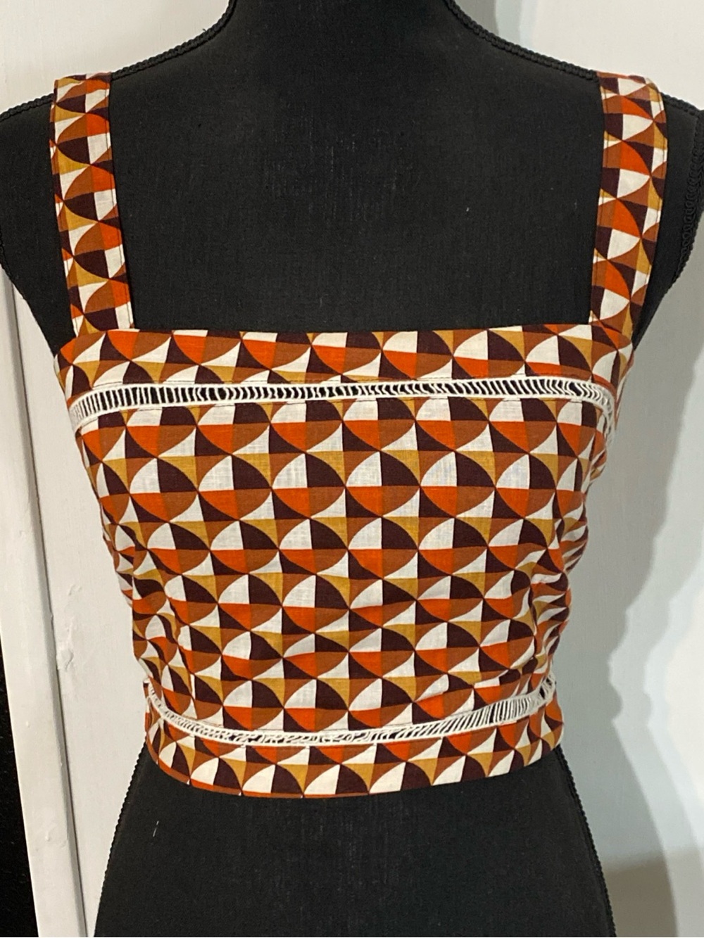 Forever 21 Geometric Print  Crop Top  Small